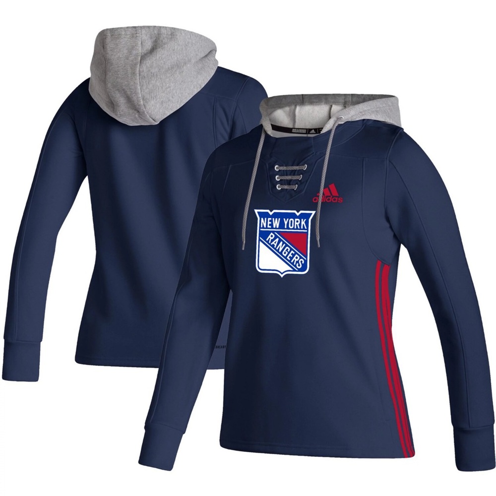 Adidas NY Rangers Skate Lace Hoodie – Size M
